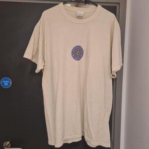 Urban Outfitters Mens Cream and Purple T-shirt